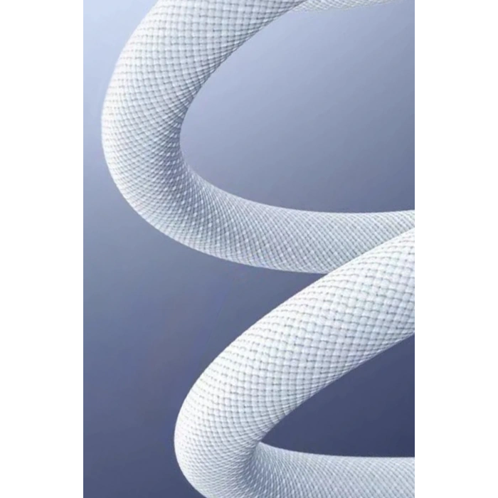 Konfulon DC130 2M 60W Type-C to Type-C Örgülü Hızlı Şarj Kablosu - Beyaz