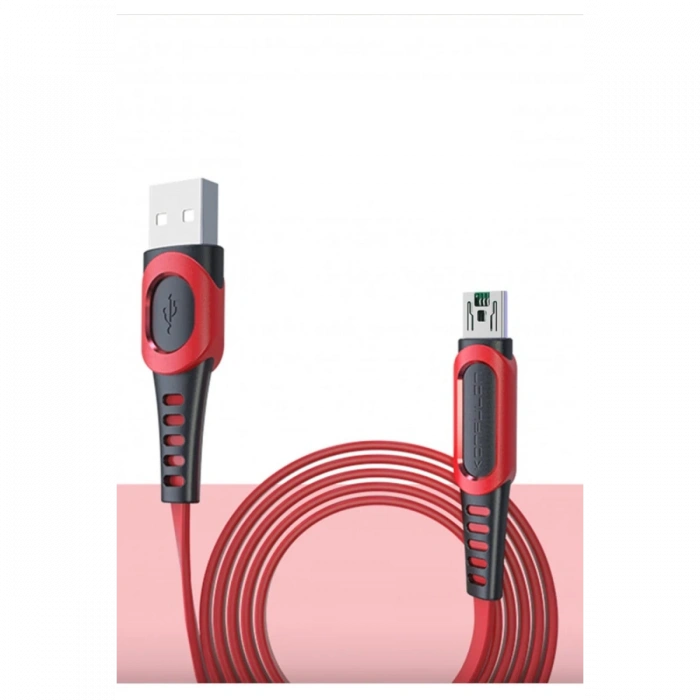 Konfulon DC24 Micro USB Kablo 1.2M 4A - Kırmızı