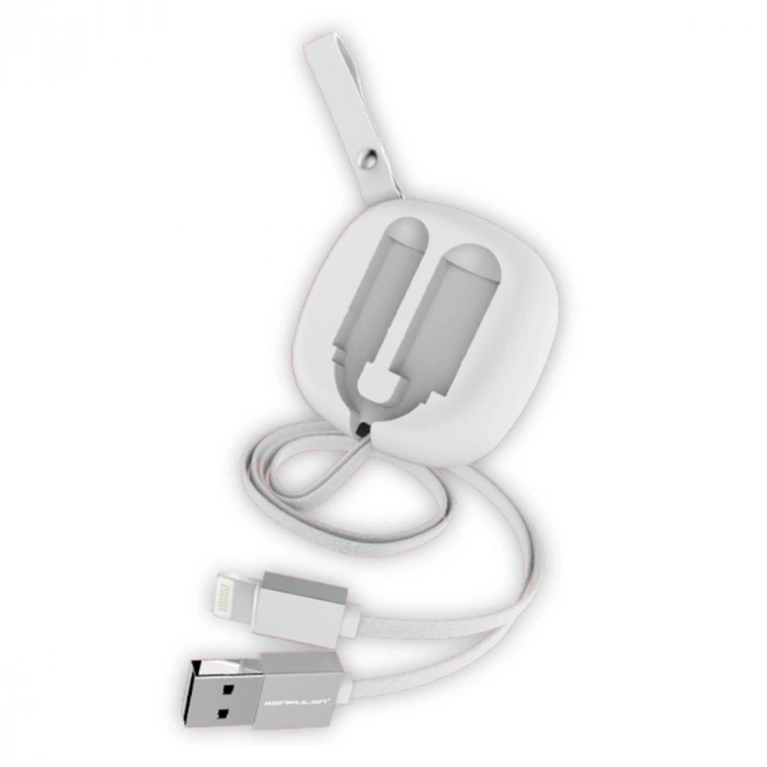 Konfulon S80 Lightning Kablo iphone Uyumlu 20cm-1M 2A - Beyaz