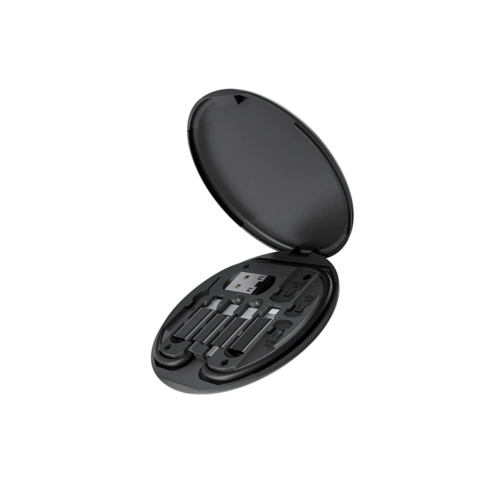 Konfulon SN06 3in1 Kablo ve Kart Düzenleyici - Siyah