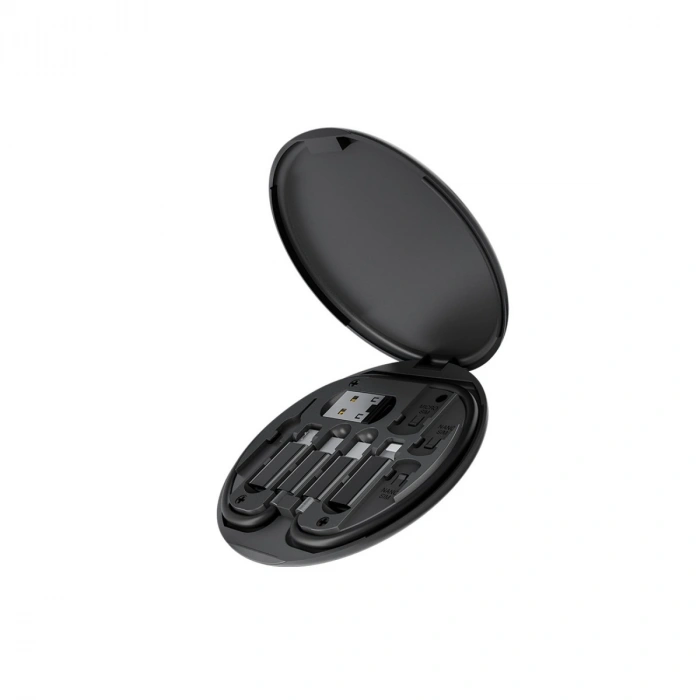 Konfulon SN06 3in1 Kablo ve Kart Düzenleyici - Siyah