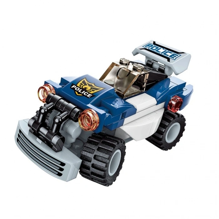 KP-41104 Polis Araçları Blok Seti -Vagon life