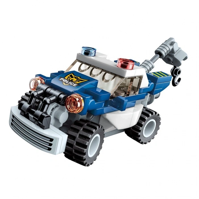 KP-41104 Polis Araçları Blok Seti -Vagon life