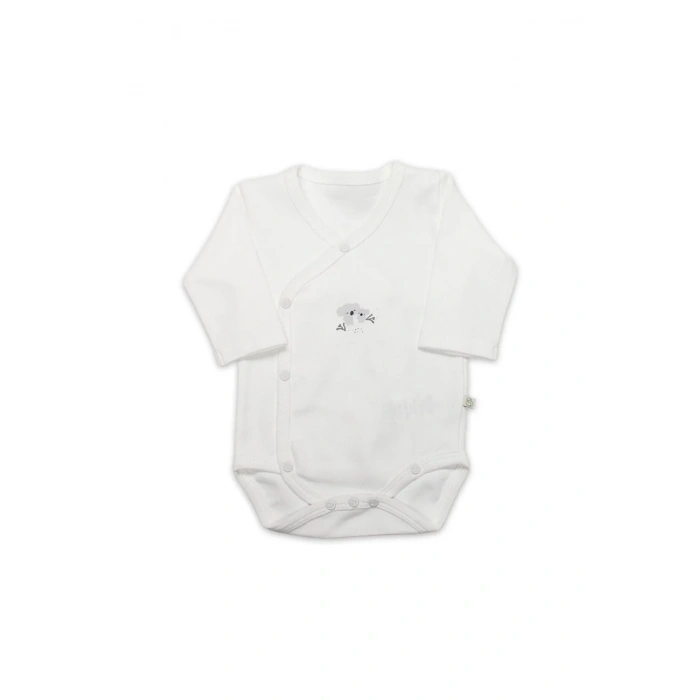 Kruvaze Body Uzun Kol Lıttle Koala 17113 Gri