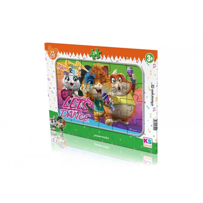 Ks Games 24 Parça Cats  Frame Puzzle