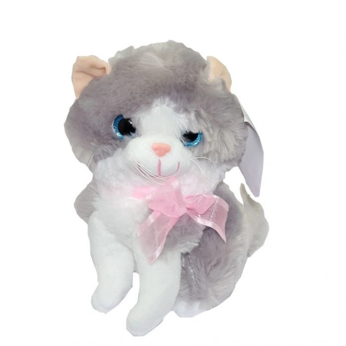 KZL-2208001 Ayakta Miyavlayan Kedi 3 Renk - Kızılkaya Oyuncak