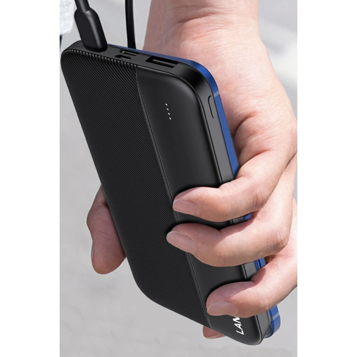 Lanex LP01 10.000 mAh 22.5W PD Hızlı Şarj Powerbank - Siyah
