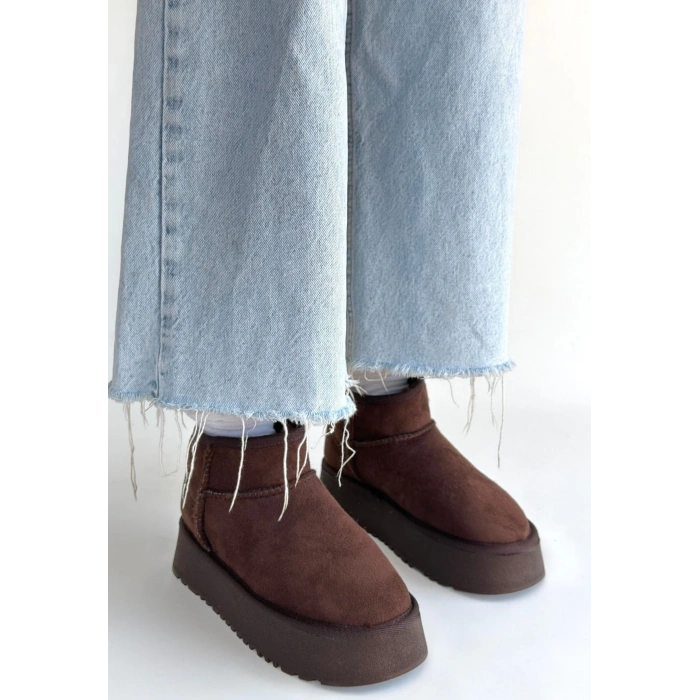 Linne Kahverengi Süet Bot