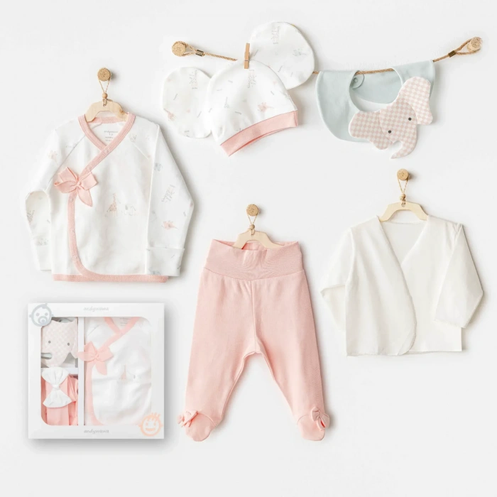 Love Family 5Li Hastane Çıkış Seti Ekru