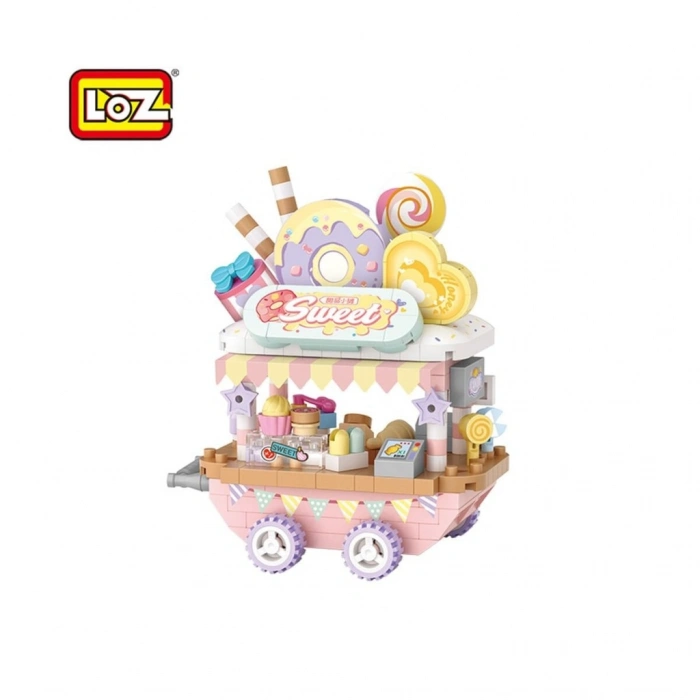 LZ-8855 NessiWorld TATLI SEPETİ ARABASI 300 PARÇA BLOCK OYUNCAK