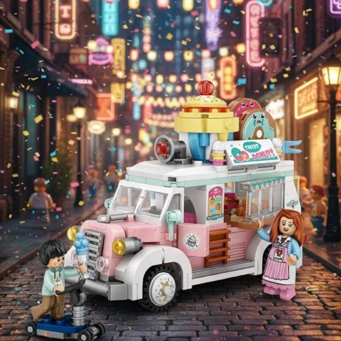 LZ1738 LOZ  ÇÖREK ARABASI  BLOCK OYUNCAK 583 PARÇA