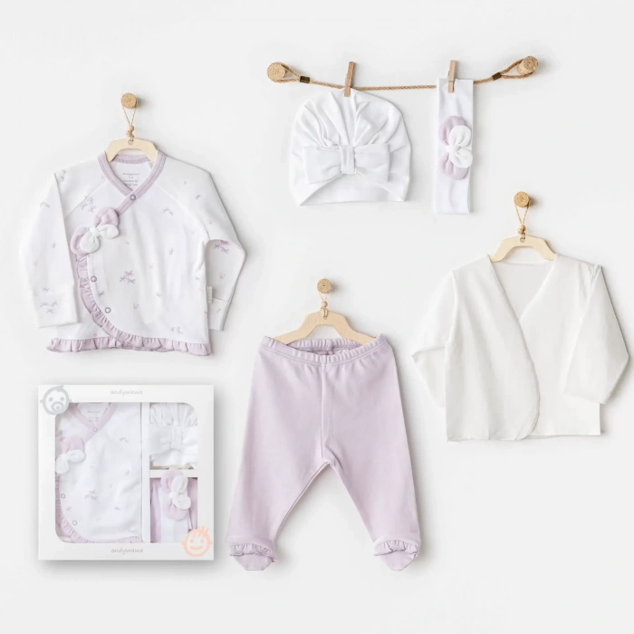 Magical Butterfly 5Li Hastane Çıkış Seti White