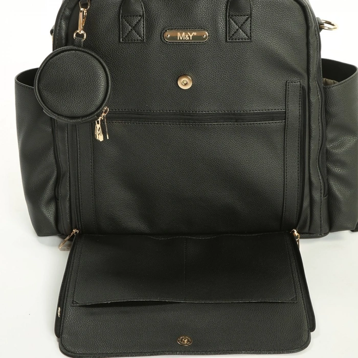 Maia Anne Bebek Bakım Sırt Çantası 7310 Siyah