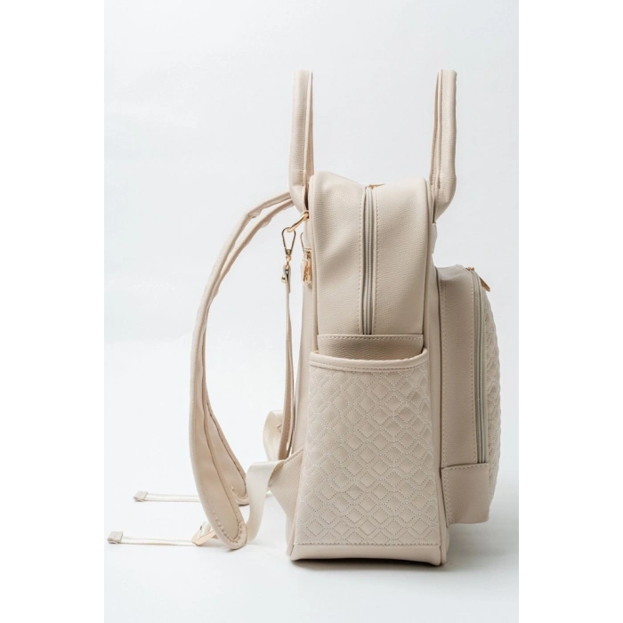 Mia Anne Bebek Bakım Sırt Çantası 7350 Krem