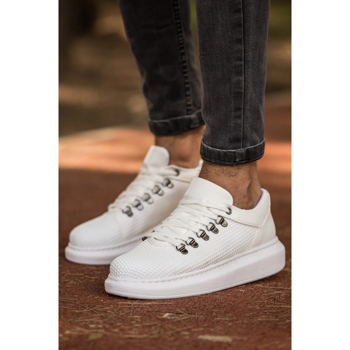 MN021 - CBT Favo Erkek Ayakkabı BEYAZ