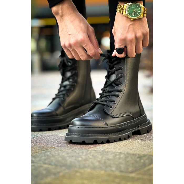 MN229 - FST Crow Erkek Bot SIYAH