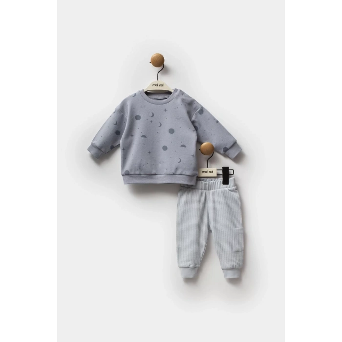 Moi Noi Galaxy 2Li Takım Mnb5311 Gri