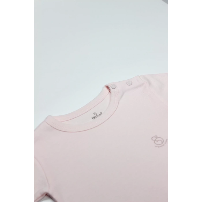 Natural Basic Style Uzun Kol Body 17104 Pembe