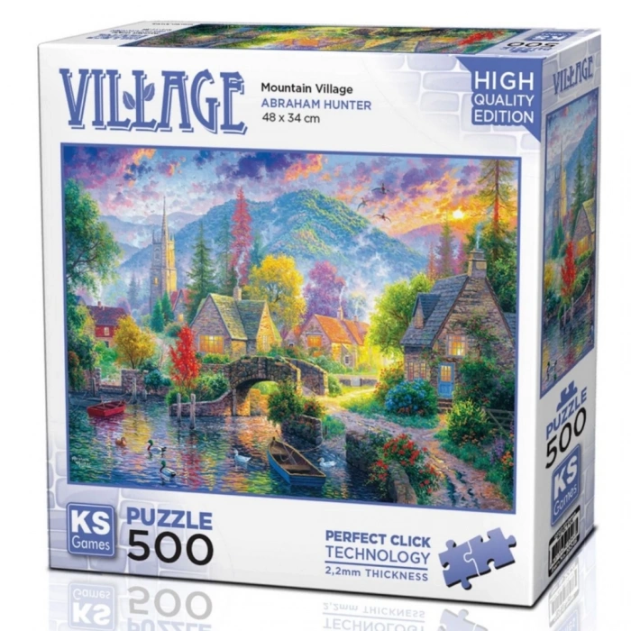 NessiWorld Mountain Village Puzzle 500 Parça 20046
