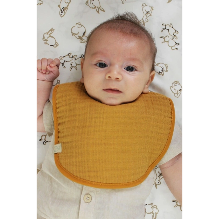 NessiWorld Müslin Önlük 3Lü 60101 Kiremit Bej Hardal