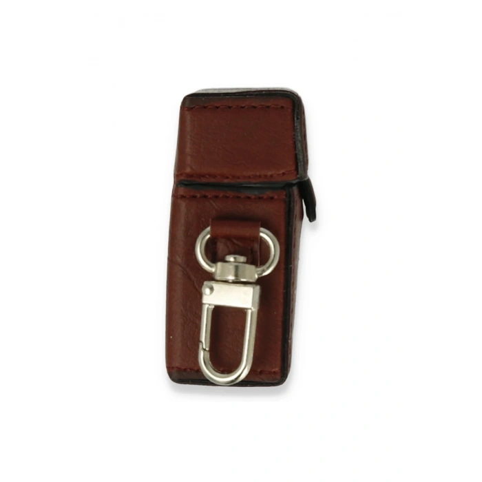 Newface Airpods 2 (2.nesil) Deri Kılıf - Bordo