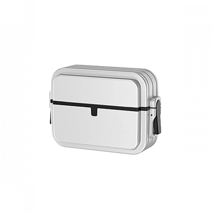 Newface Airpods 3 (3.nesil) 404 Kilitli Kılıf - Gri