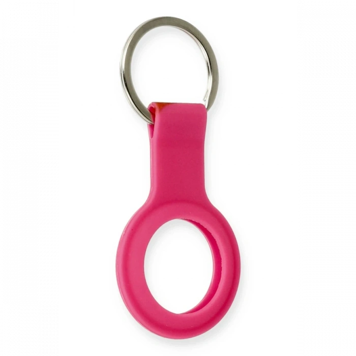 Newface Airtag Silikon Kılıf - Pembe