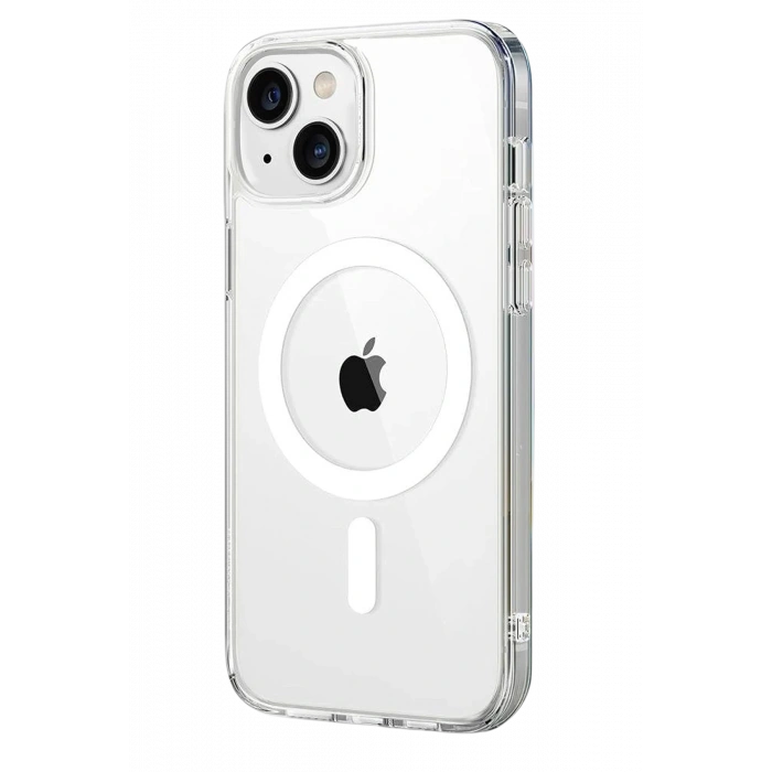 Newface Apple iPhone 14 Combo Sert Şeffaf Magsafe Kapak - Şeffaf