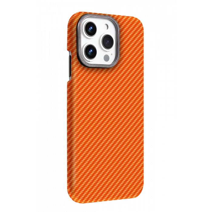 Newface Apple iPhone 15 Pro Max Vega Magsafe Kapak - Turuncu