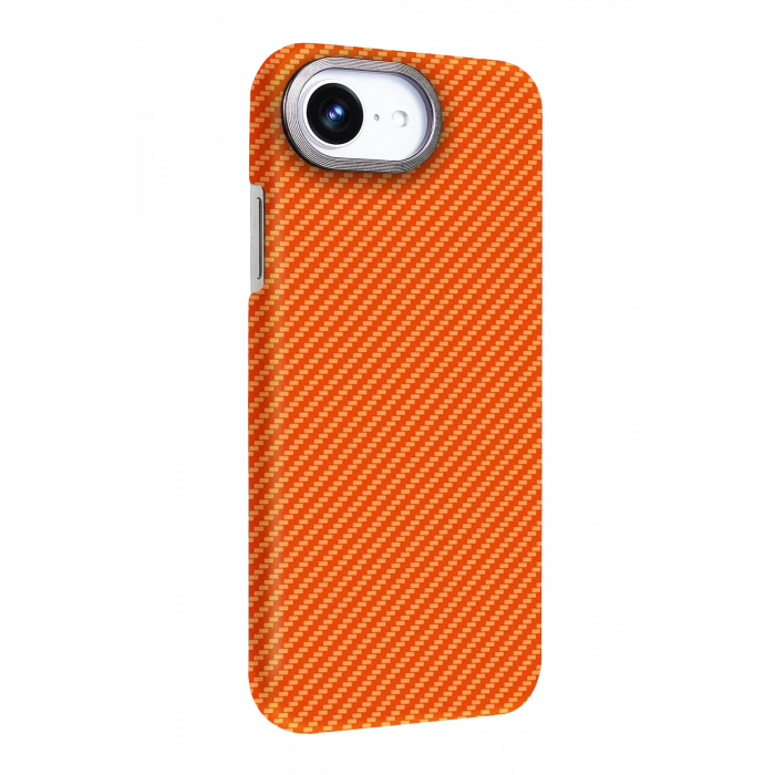 Newface Apple iPhone 16E Vega Magsafe Kapak - Turuncu