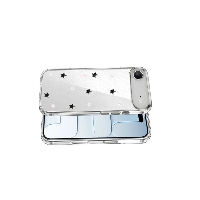 Newface Apple iPhone 17 Air Fiyonk Desenli Kapak - Desen 7