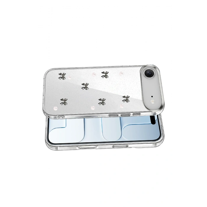 Newface Apple iPhone 17 Air Fiyonk Desenli Kapak - Desen 8