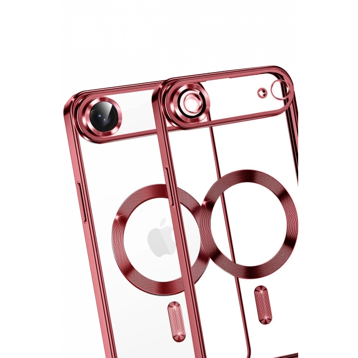 Newface Apple iPhone 17 Air Kross Magneticsafe Kapak - Kırmızı