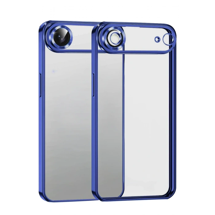 Newface Apple iPhone 17 Air Razer Lensli Silikon - Lacivert