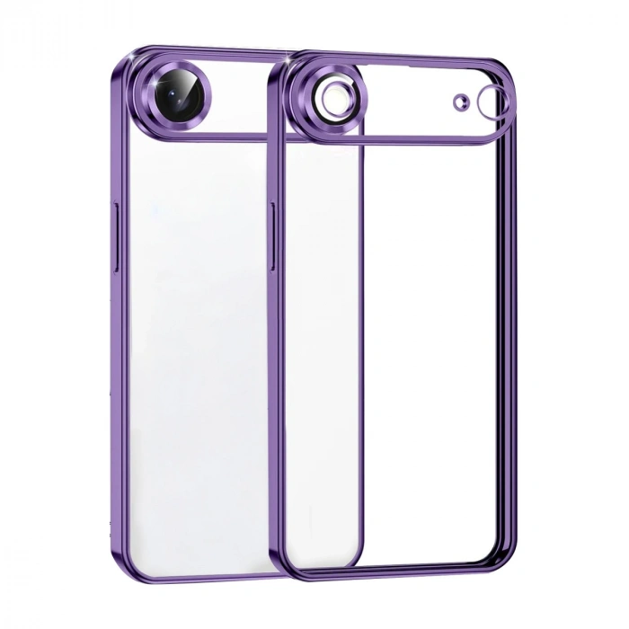 Newface Apple iPhone 17 Air Razer Lensli Silikon - Mor