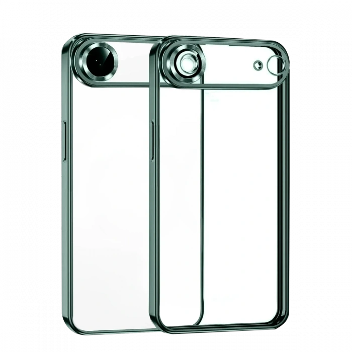 Newface Apple iPhone 17 Air Razer Lensli Silikon - Yeşil