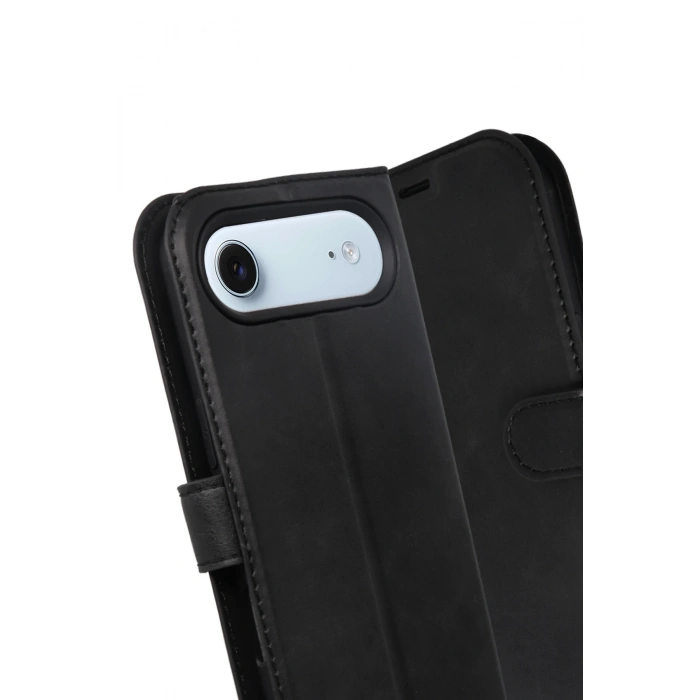 Newface Apple iPhone 17 Air Trend S Plus Kapaklı Kılıf - Siyah