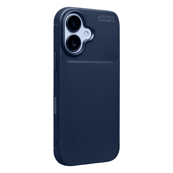 Newface Apple iPhone 17 Auto Focus Karbon Kapak - Lacivert