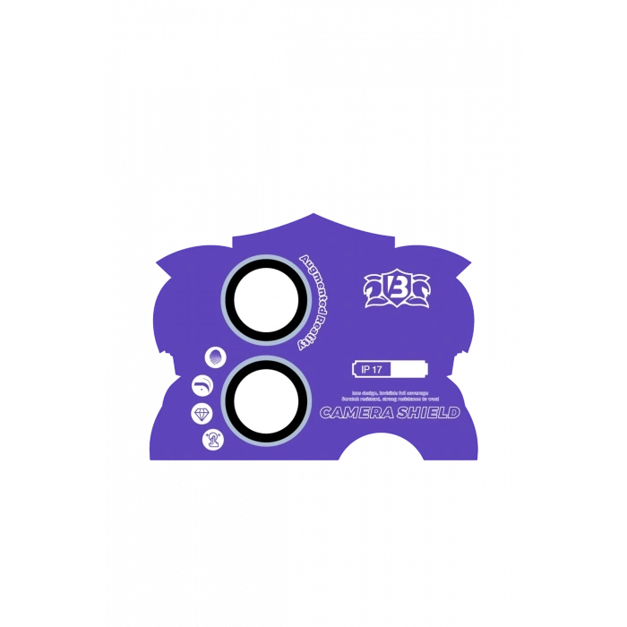 Newface Apple iPhone 17 Bilvis Titan Kamera Lens - Açık Mavi