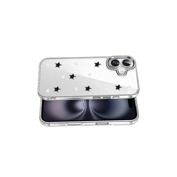 Newface Apple iPhone 17 Fiyonk Desenli Kapak - Desen 7