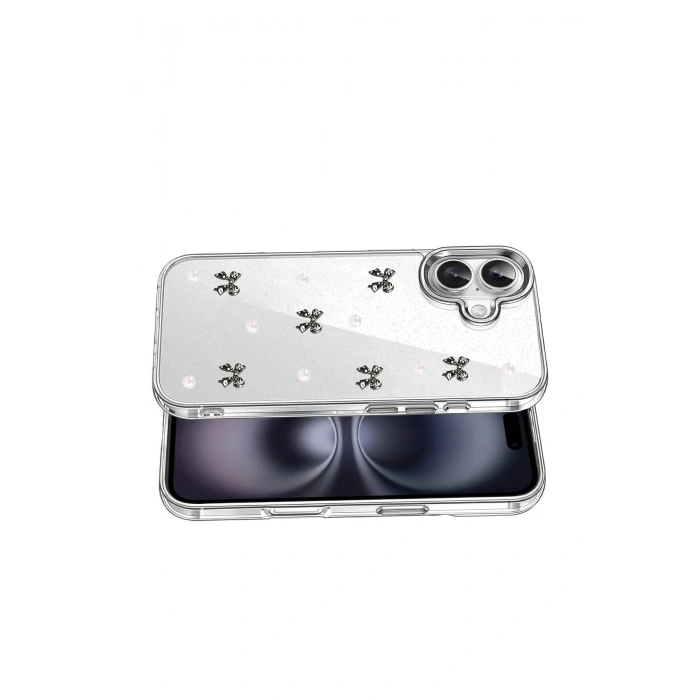 Newface Apple iPhone 17 Fiyonk Desenli Kapak - Desen 8