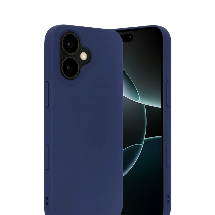 Newface Apple iPhone 17 Nano içi Kadife Silikon - Lacivert