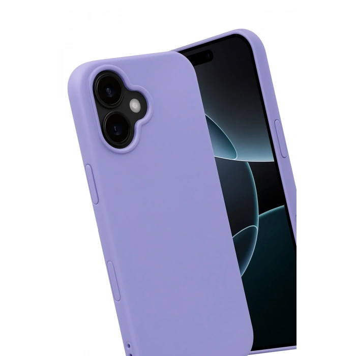 Newface Apple iPhone 17 Nano içi Kadife Silikon - Lila