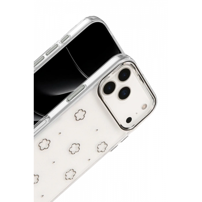 Newface Apple iPhone 17 Pro Fiyonk Desenli Kapak - Desen 2