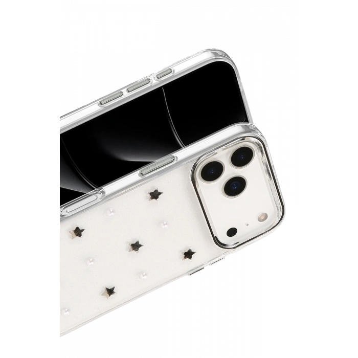 Newface Apple iPhone 17 Pro Fiyonk Desenli Kapak - Desen 7