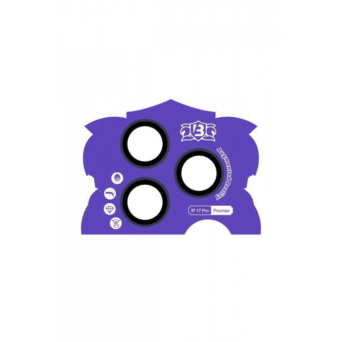 Newface Apple iPhone 17 Pro Max Bilvis Titan Kamera Lens - Lacivert