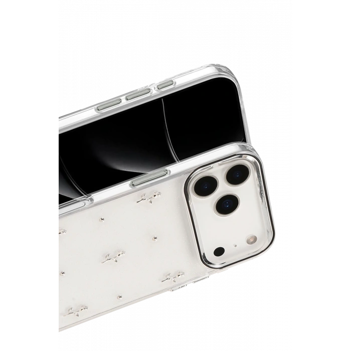 Newface Apple iPhone 17 Pro Max Fiyonk Desenli Kapak - Desen 4