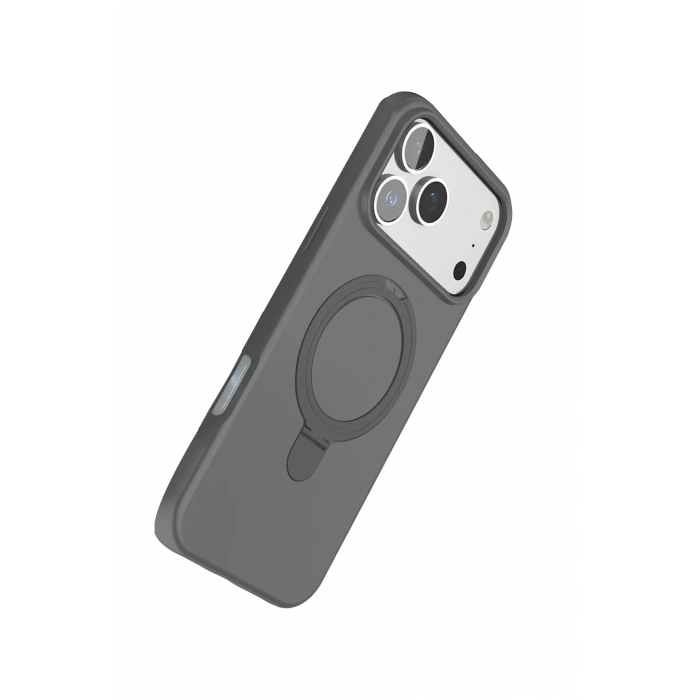 Newface Apple iPhone 17 Pro Max Regal Magsafe Standlı Kapak - Titan Gri