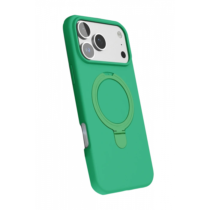 Newface Apple iPhone 17 Pro Max Regal Magsafe Standlı Kapak - Yeşil