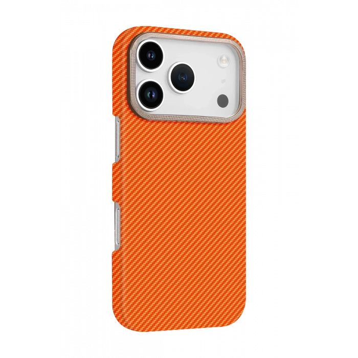 Newface Apple iPhone 17 Pro Vega Magsafe Kapak - Turuncu